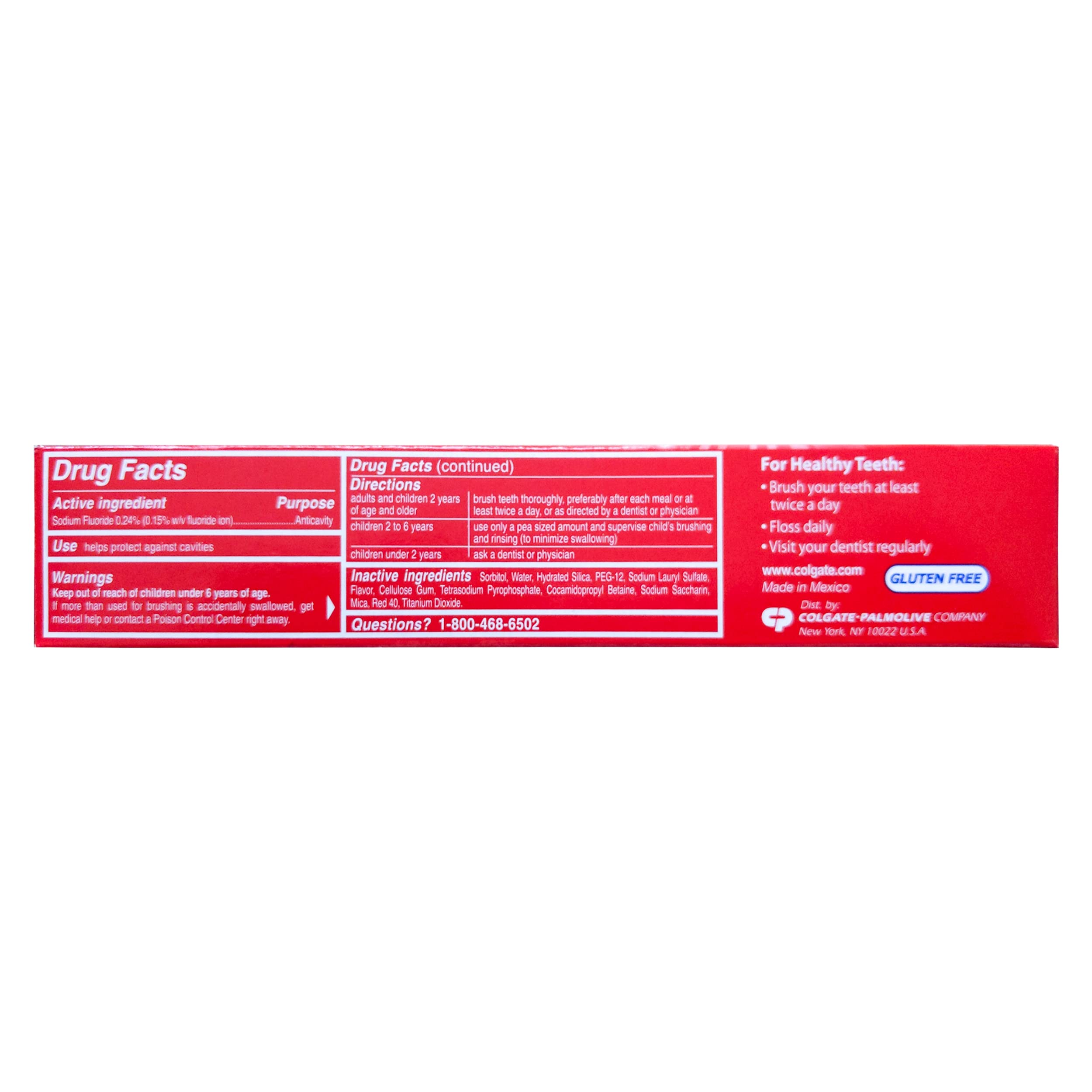 Colgate Cinnamint Fluoride Toothpaste – Cinnamon Mint, Deep Clean, Whitening, 5-Pack