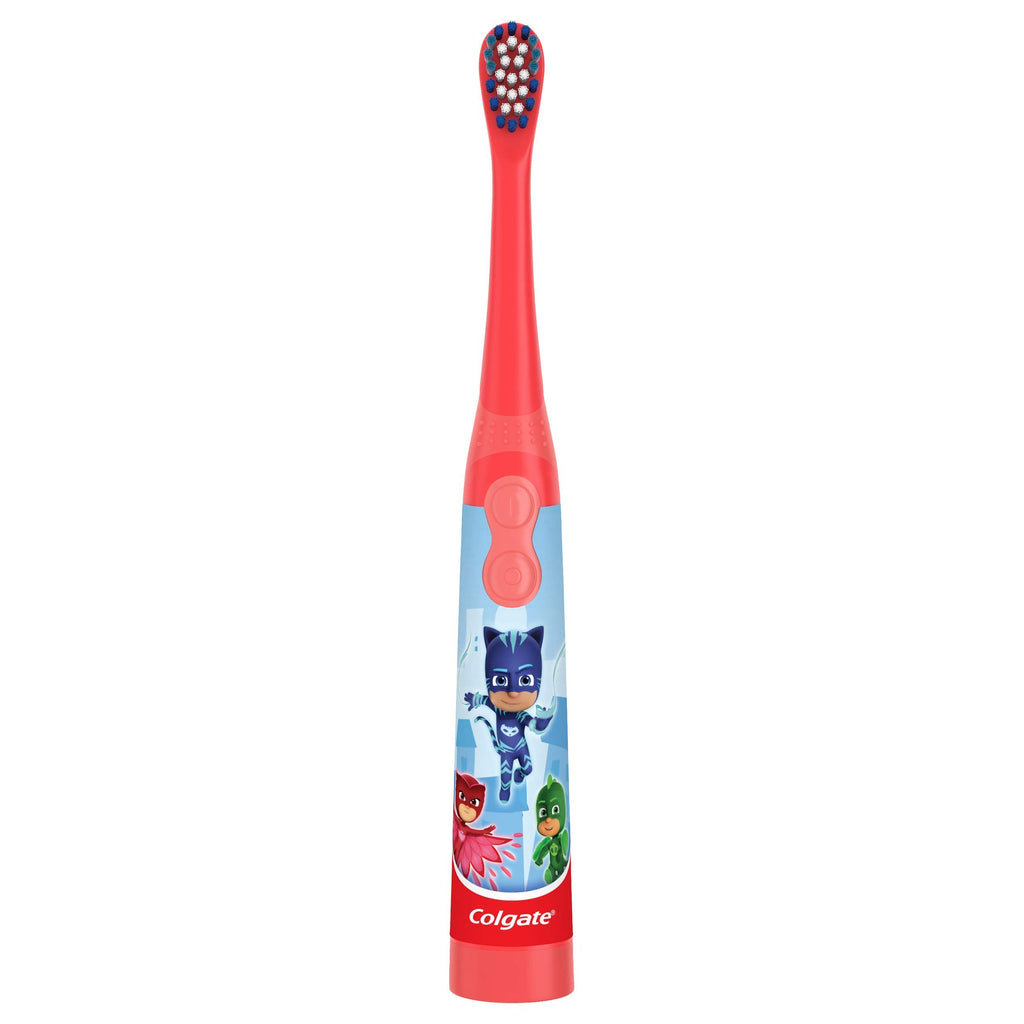 Colgate Kids PJ Masks Toothbrush - Extra Soft Bristles, Color May Vary, Battery Powered, 1 Count