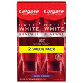 Colgate Optic White Renewal Toothpaste – Enamel Strength, 3 oz Tube, 2 Pack