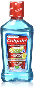 Colgate Total Advanced Pro-Sheild Mouthwash Peppermint Blast – 2 oz (Pack of 3)