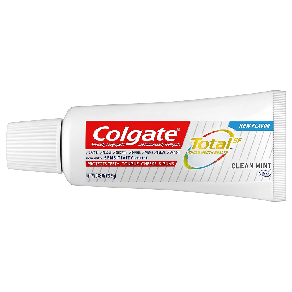 Colgate Total Clean Mint Toothpaste 0.88 oz | Prevents Cavities & Gingivitis