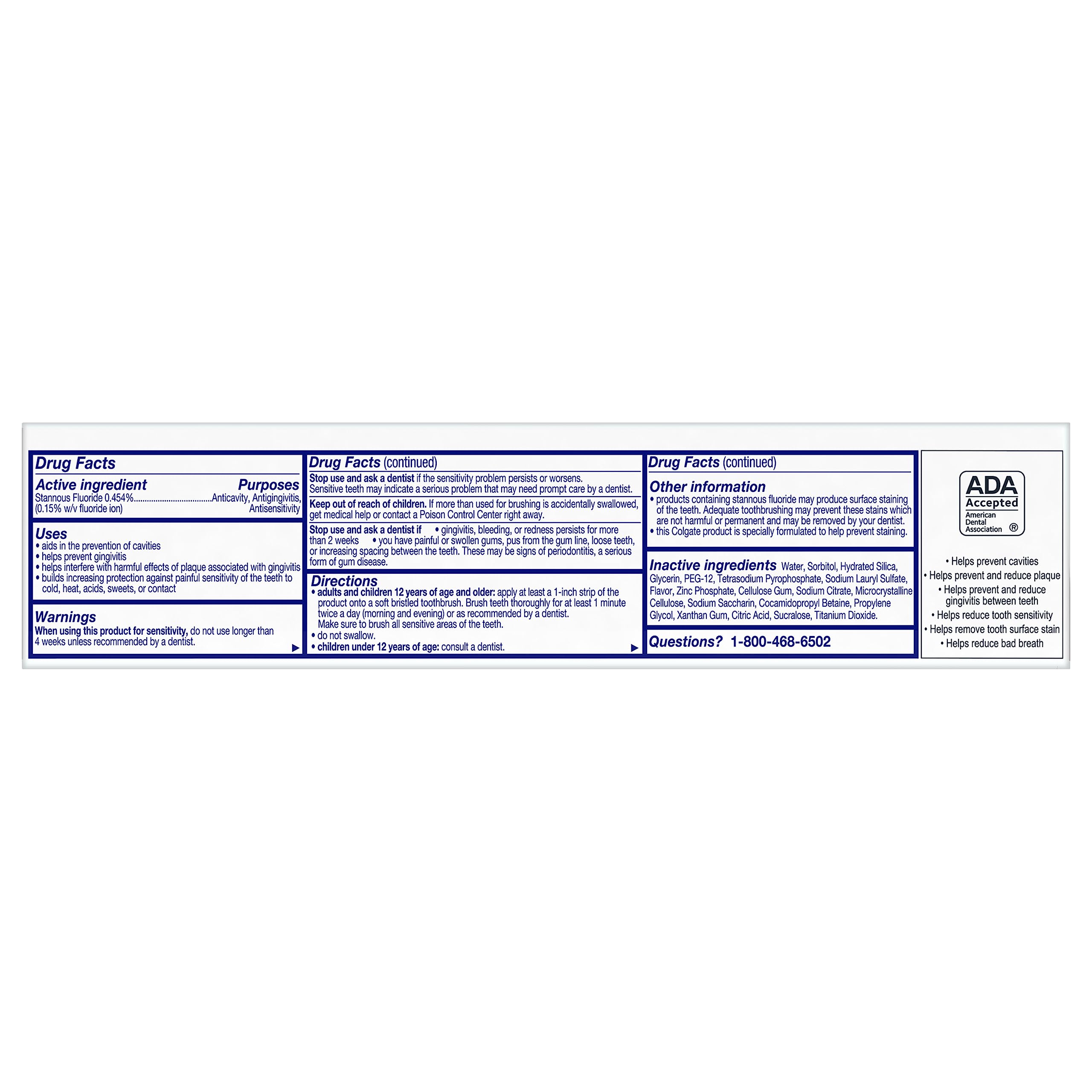 Colgate Total Toothpaste with Whitening, Clean Mint – 4 Pack (4.8 oz each)