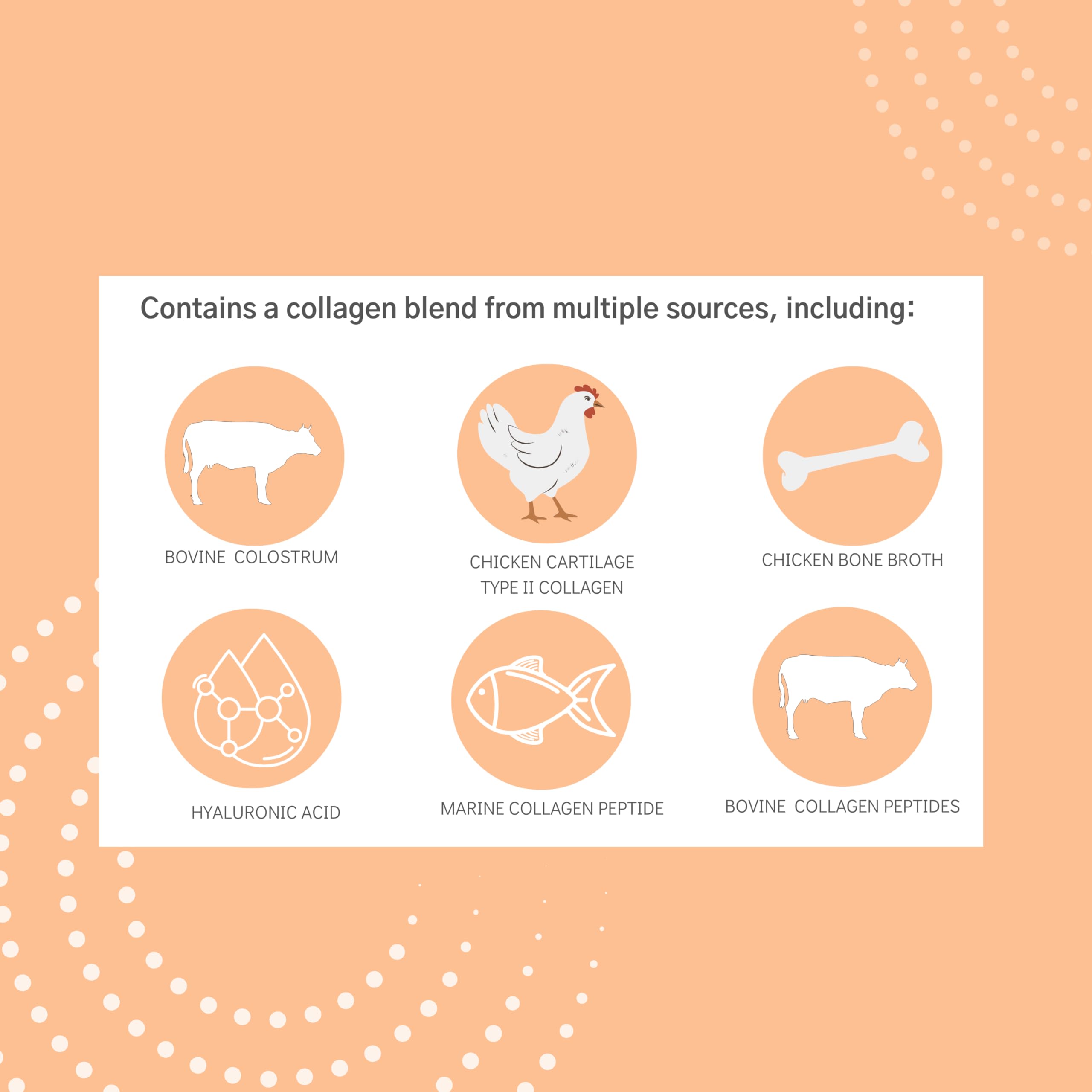 Colla-Holla with Colostrum Vanilla - Multi-Sourced Collagen Powder 8.36 oz