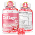 Collagen Peptide Gummies – Sugar Free for Hair, Skin, Nails (60 Count)