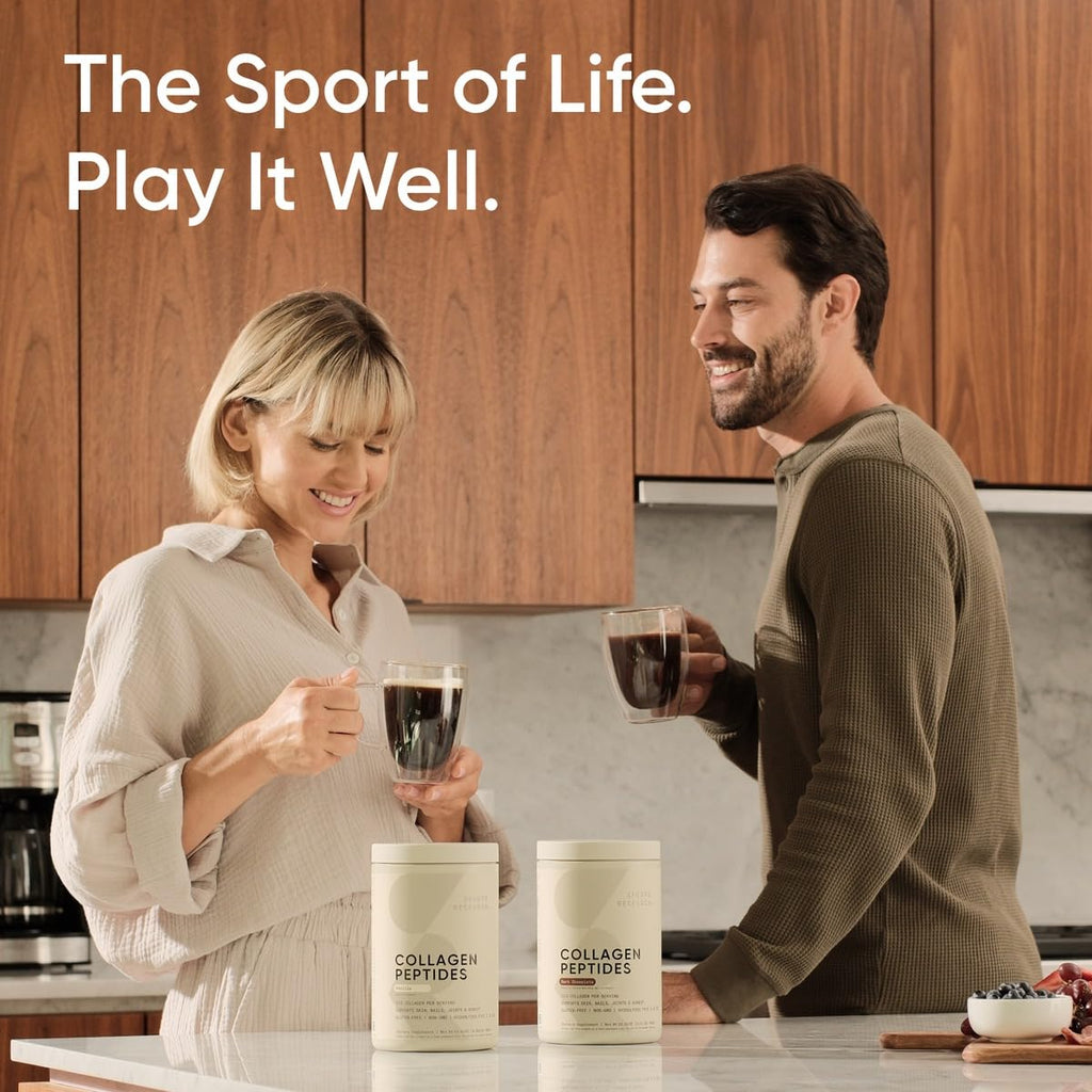 Sports Research Collagen Peptides – Hydrolyzed Type I & III for Skin, Nails & Joints