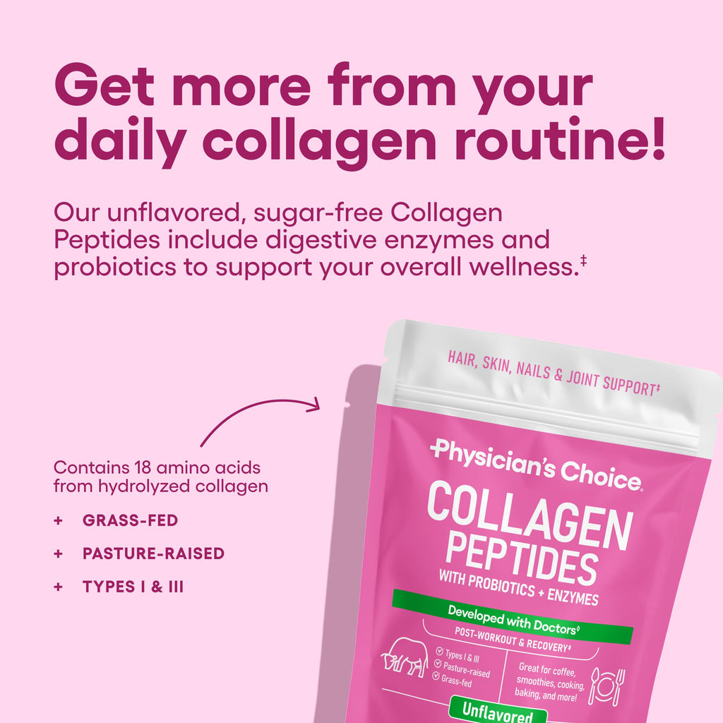 Collagen Peptides Powder Two-Pack – Keto, Hydrolyzed Type I & III, DigeSEB