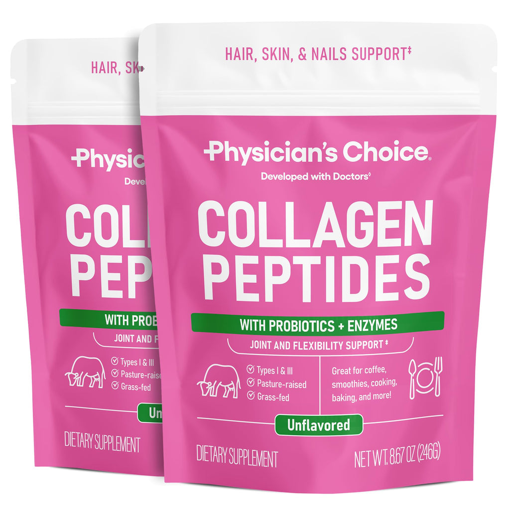 Collagen Peptides Powder Two-Pack – Keto, Hydrolyzed Type I & III, DigeSEB
