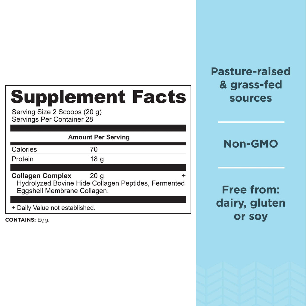 Ancient Nutrition Collagen Peptides Powder – Unflavored, 28 Servings, 20g/Serving