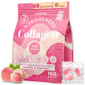 Collagen Gummies for Women – Multi-Collagen Type I-V, 0 Sugar, 180 Gummies