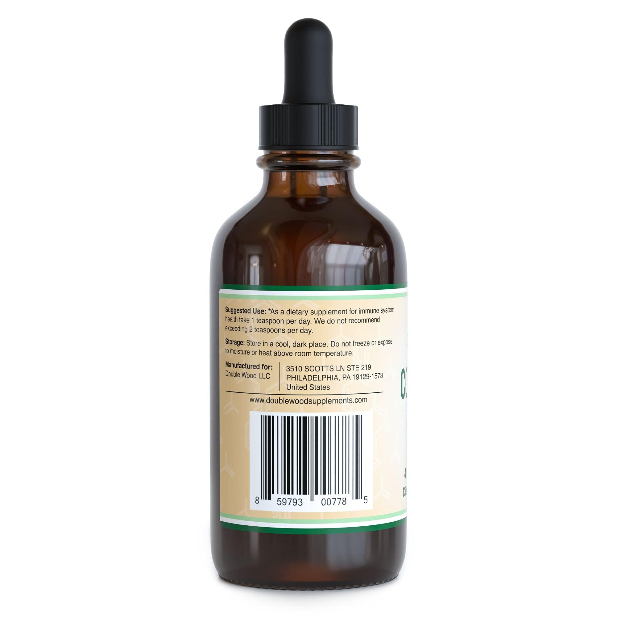 Colloidal Silver Liquid 20 PPM - 4 Fl Oz | Double Wood Supplements