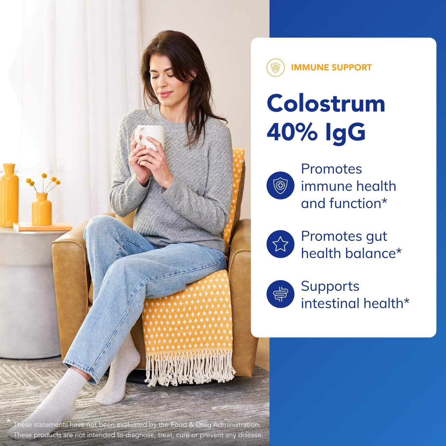 Pure Encapsulations Colostrum 40% IgG | Immune Support Supplement, 180 Capsules