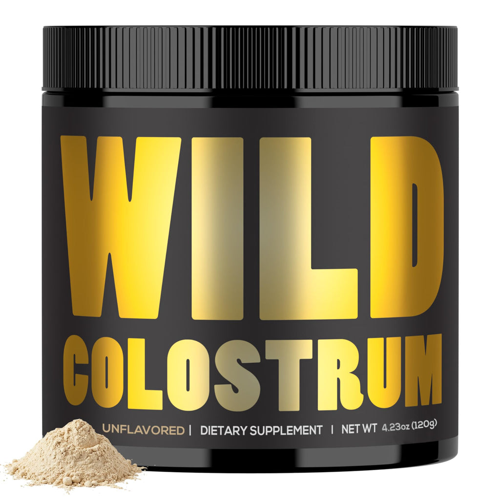 Colostrum Powder Unflavored – 120g, Grass-Fed Bovine Colostrum for Immune, Gut & Energy Support