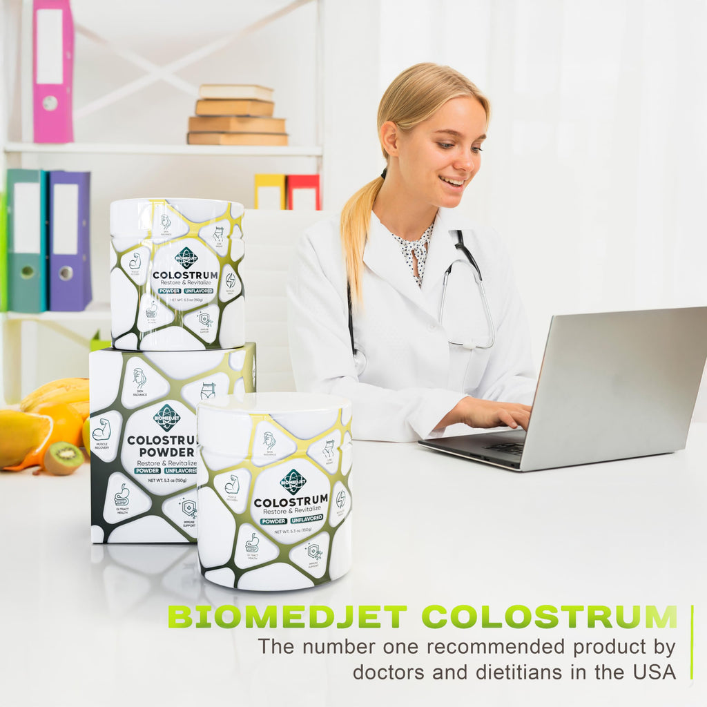 Colostrum Supplement Powder-for Immune Support, Gut Health-Muscle Recovery & Wellness-Natural IgG-Pure Whole Bovine Superfood-Unflavored-75 Servings