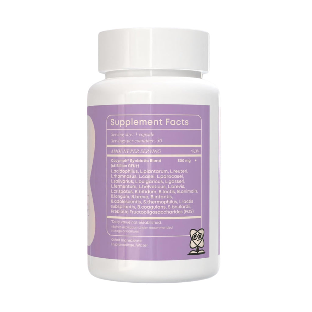 CoLymph Daily Synbiotic Upgraded – 24 Strains, 65B CFU | Non-Dairy, Vegan