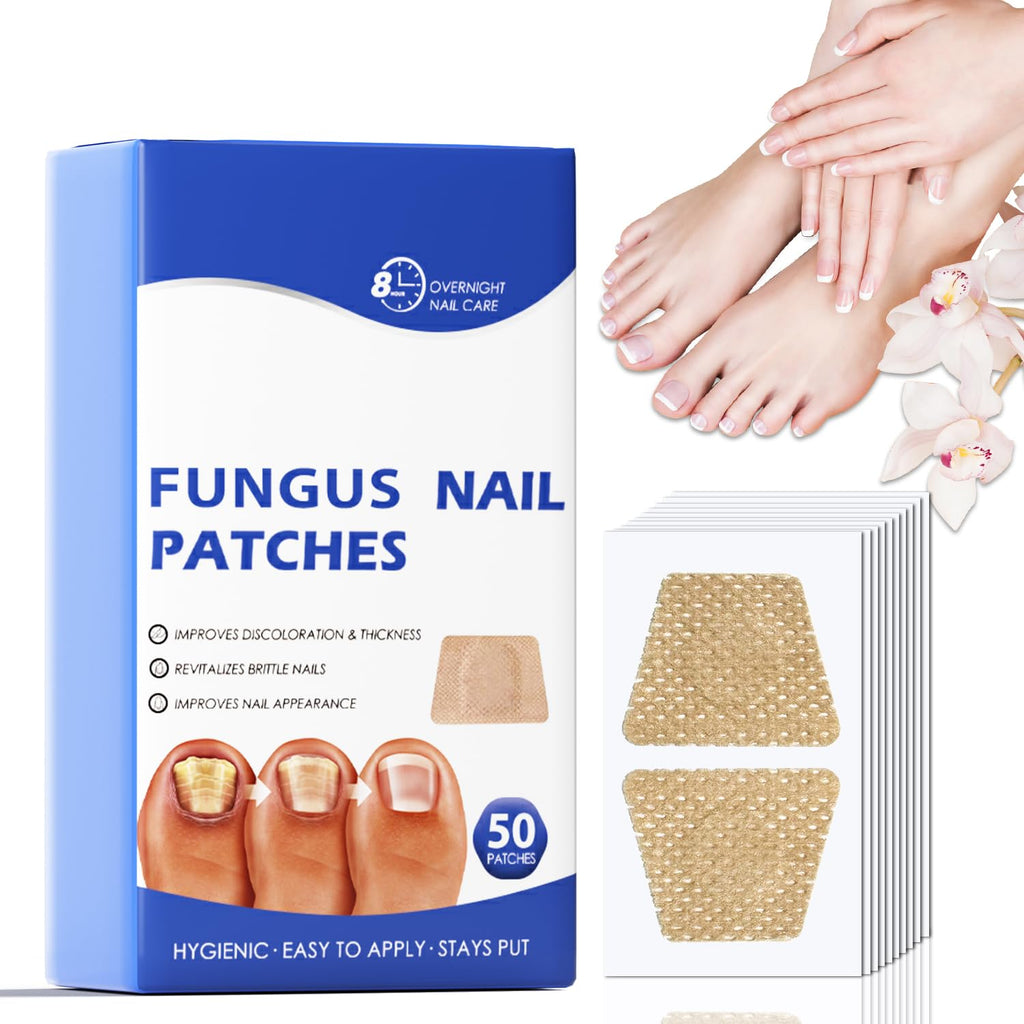 Comfort Toenail Fungus Patches - Extra Strength Hydrogel Overnight Nail Repair (50 Pcs)