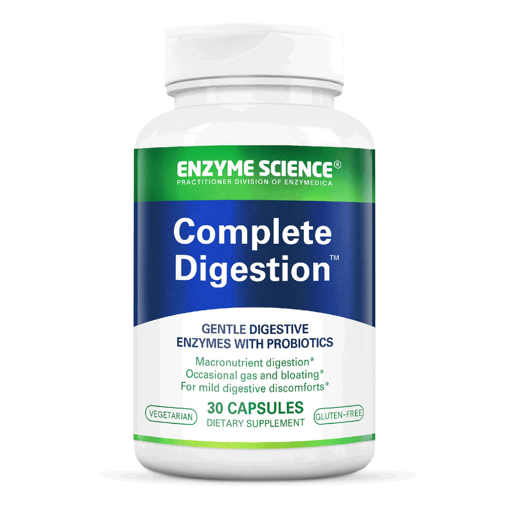 Enzyme Science Complete Digestion - Digestive Enzymes & Probiotics (30 Capsules)