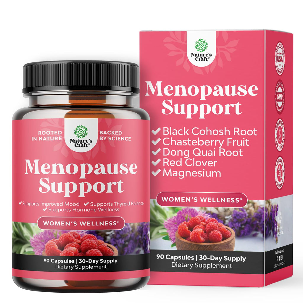 Complete Herbal Menopause Supplement for Women – Multibenefit Hormone Balance & Night Sweats