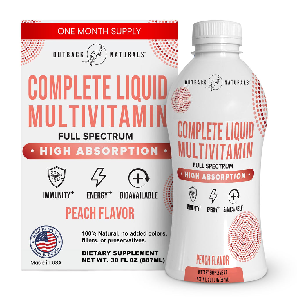 Complete Liquid Multivitamin – High Absorption Blend of Vitamins, Minerals, Amino Acids, Probiotics & Superfoods for Immune, Energy, Joint Health & More | No Sugar Added 30 Servings