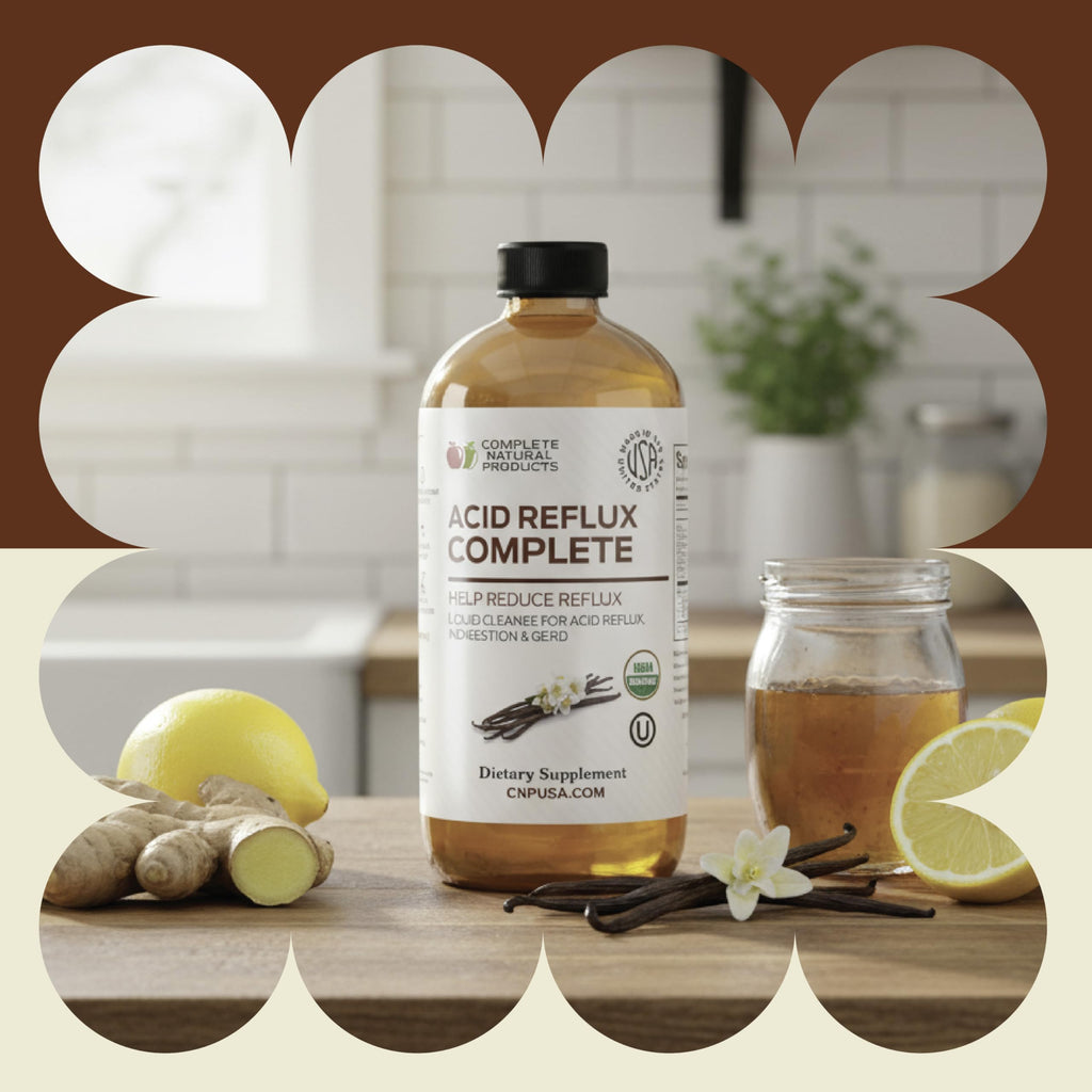 Acid Reflux Complete 16oz - Natural Organic Liquid Heartburn Relief by Complete Natural Products