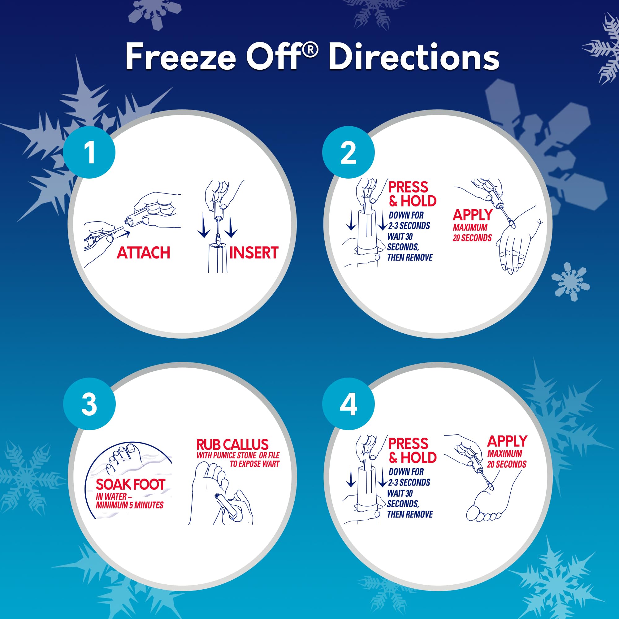Compound W Freeze Off Wart Remover – Quick At-Home Wart Treatment (8 Applications)