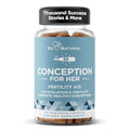 Conception Fertility Supplements for Women – Ovulation & Hormonal Balance | Prenatal Support (60 Veg Soft Capsules)