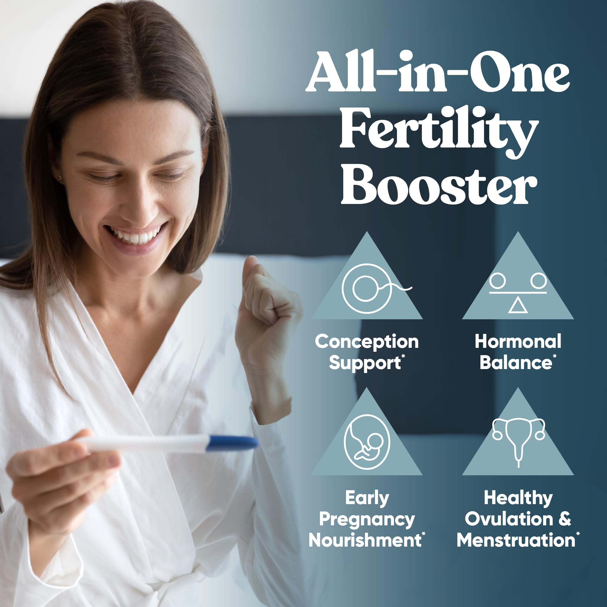 Conception Fertility Supplements for Women – Ovulation & Hormonal Balance | Prenatal Support (60 Veg Soft Capsules)
