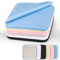 CONLI 60-Pack Small Microfiber Cleaning Cloths for Eyeglasses – Luxury Suede, 8x8 cm