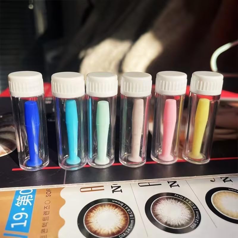 Blue Soft Silicone Contact Lens Insertion Tool – Portable Care Accessory