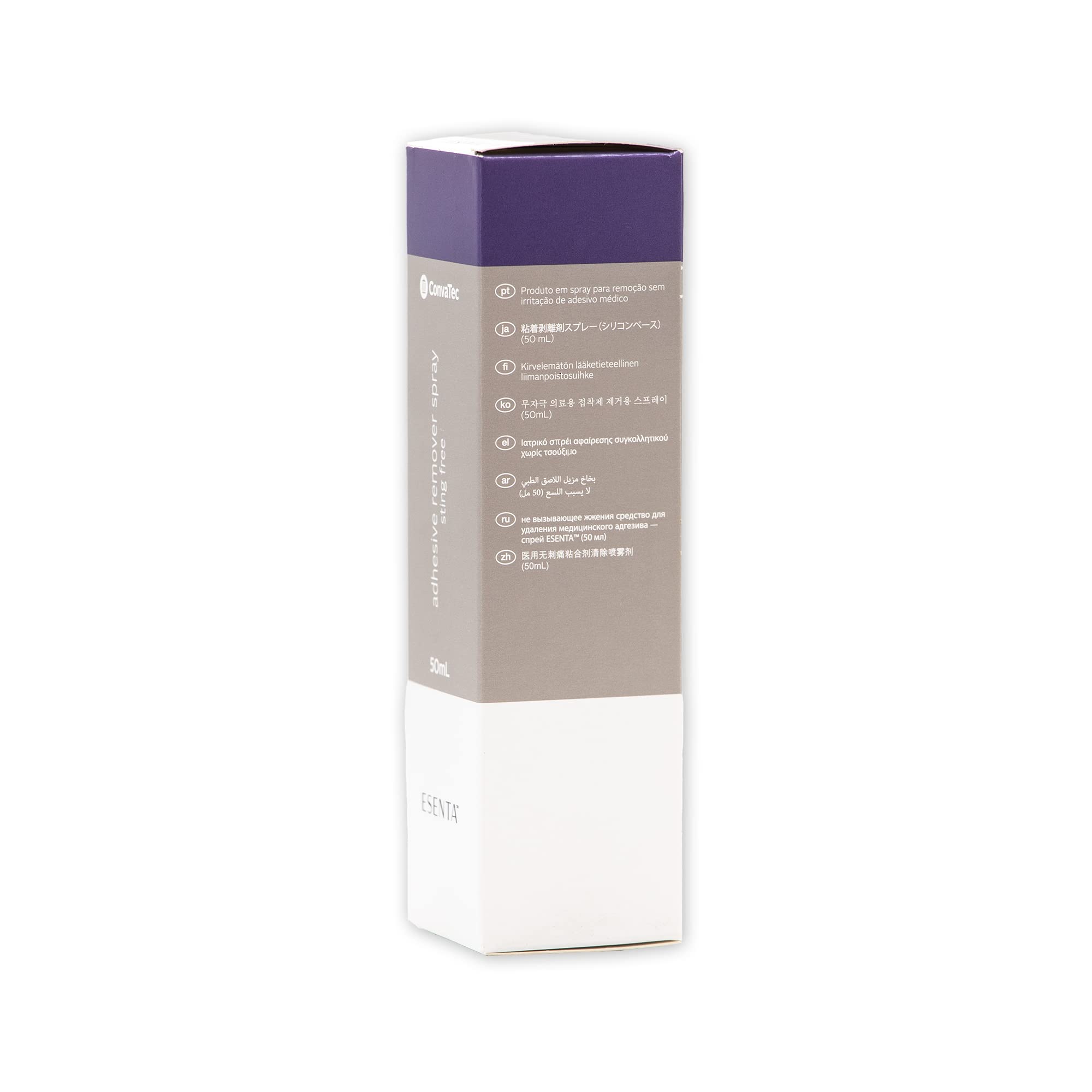 ConvaTec ESENTA Adhesive Remover Spray – Sting-Free, Alcohol-Free, 50 mL (Case of 12)