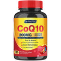 CoQ10 200mg Softgels with Vitamin E, Omega 3-6-9, PQQ | High Absorption Bioperine | Heart & Cellular Energy - 120 Servings