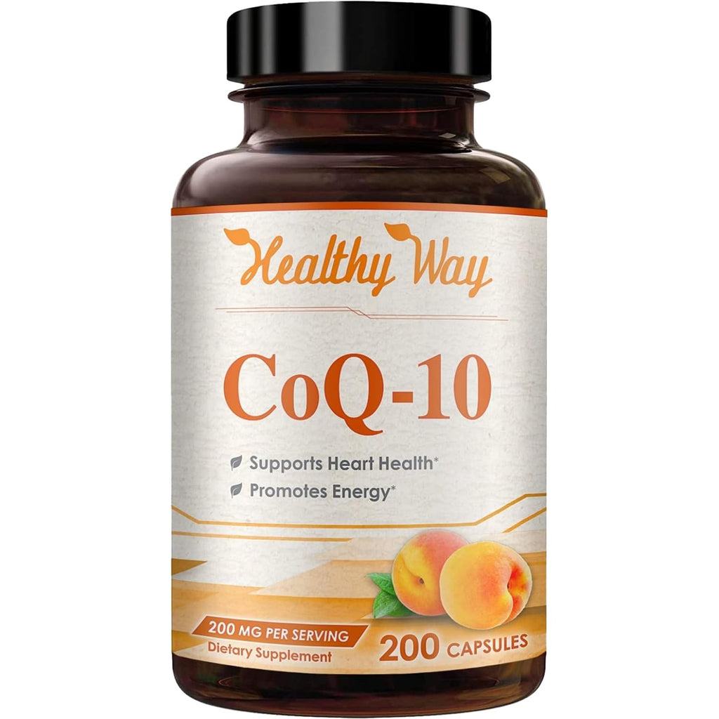 Coenzyme Q10 200mg Supplement – Heart Health & Energy Support