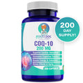 Dr. Valerie Nelson CoQ10 200mg - Quick Absorption Veggie Caps - Non-GMO | 200 Count | Foxxy Doc