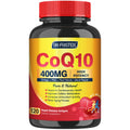 CoQ10 400mg SoftGels with PQQ, Omega 3 & Vitamin E | Heart Health & Cellular Energy - 120 Servings