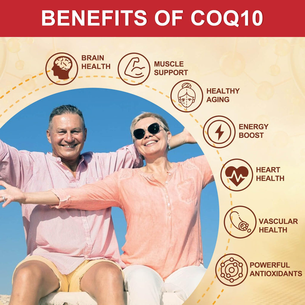 CoQ10 400mg SoftGels with PQQ, Omega 3 & Vitamin E | Heart Health & Cellular Energy - 120 Servings