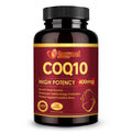 CoQ10-400mg Softgels with PQQ & Omega-3 – Maximum Absorption CoQ10 for Heart Health & Energy Production | 120 Count | Non-GMO