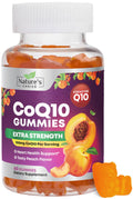 CoQ10 Gummies for Adults 100mg - 3X Strength, High Absorption | Heart Health & Energy Support | 60 CoQ10 Gummies