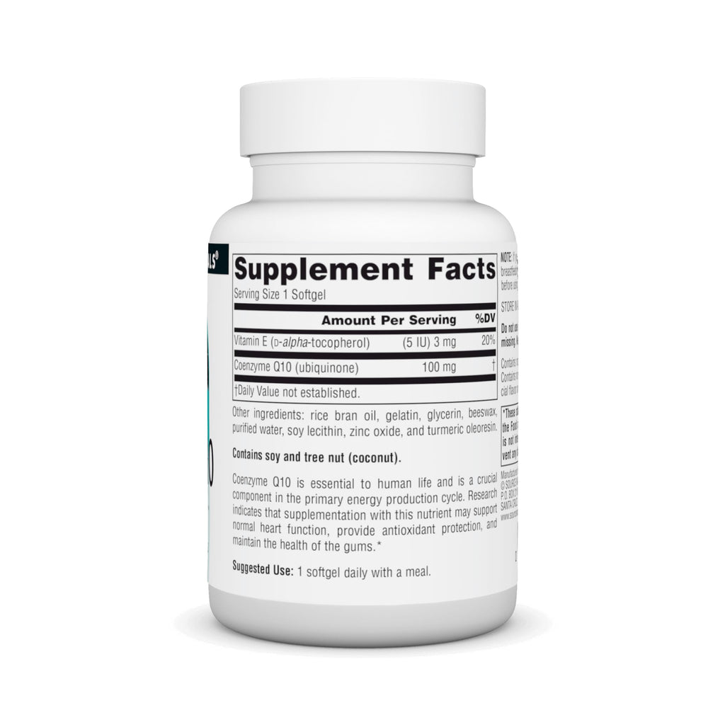 Source Naturals CoQ10 100 mg Softgels – Heart, Brain, Immunity & Liver Support (90 Softgels)