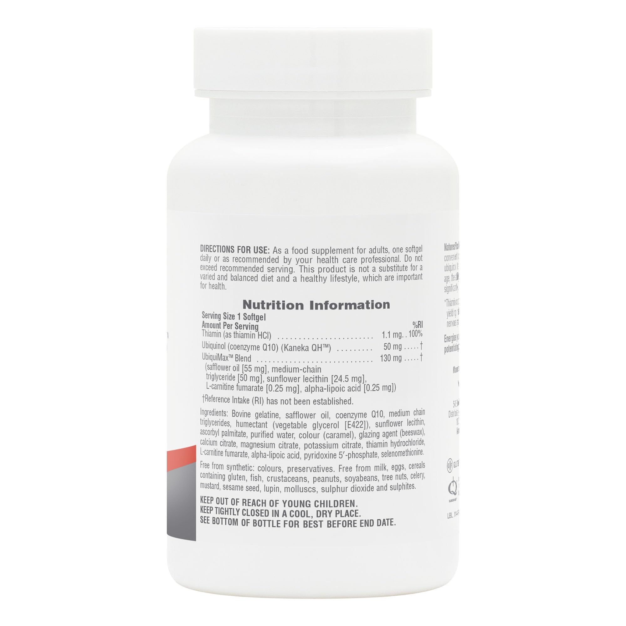 NaturesPlus Beyond CoQ10 50 mg – 60 Softgels | High-Strength Ubiquinol for Energy & Overall Wellness