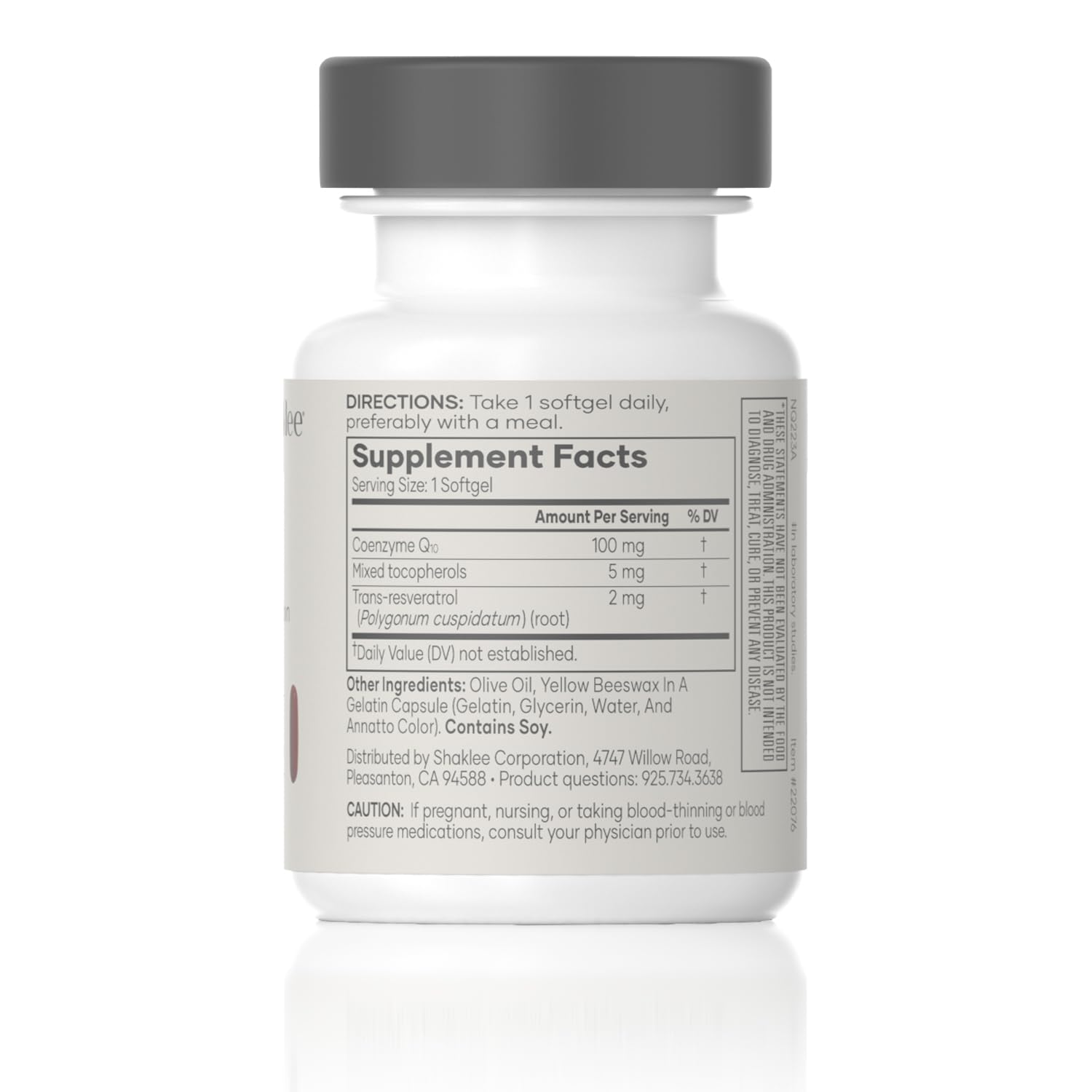 CoQHeart with Q-Trol - CoQ10 & Resveratrol for Heart Health & Energy