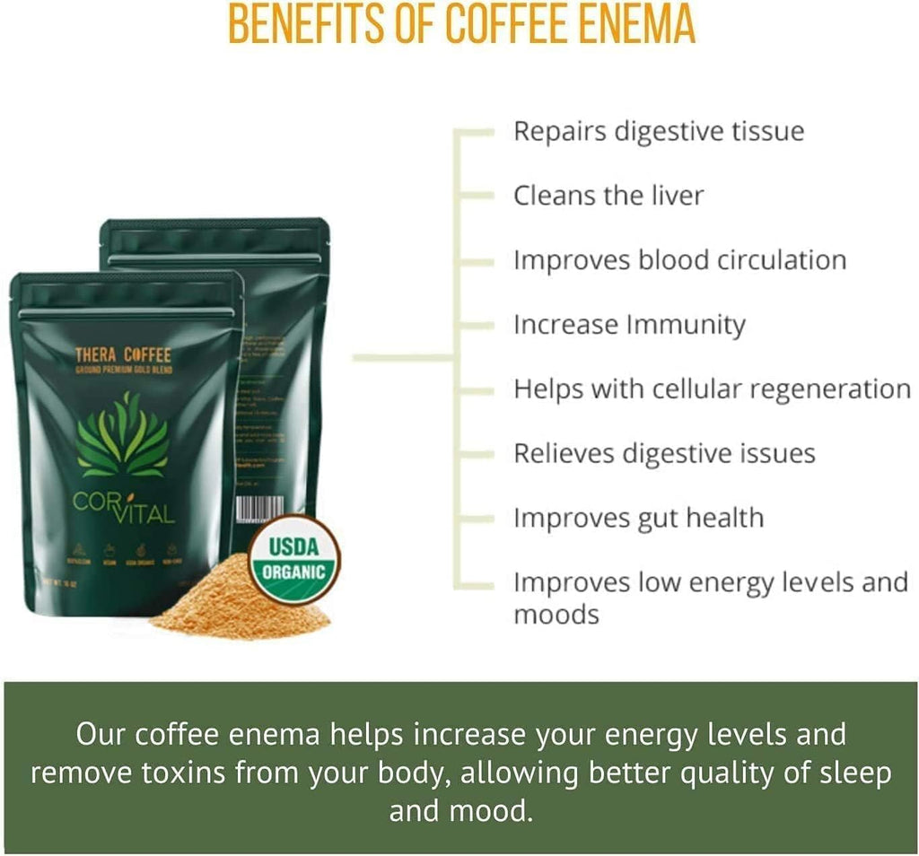 Cor-Vital 5lb Organic Coffee Enema — Gerson Approved Detox Roast
