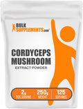 Cordyceps Mushroom Extract Powder – Cordyceps Sinensis, Vegan & Gluten Free | 2g per Serving, 250g | BulkSupplements.com