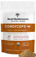 Real Mushrooms Cordyceps Mushroom Powder – Organic Cordyceps Mushroom Powder, Beta Glucans, Non-GMO, Vegan, 60 Servings