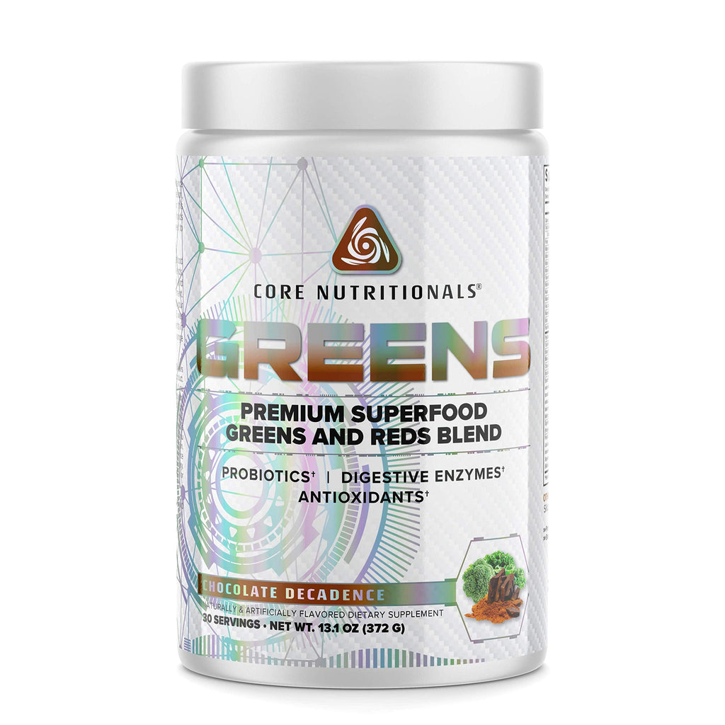 Core Nutritionals Greens | Premium Reds & Greens Blend | 30 Servings (Chocolate Decadence)
