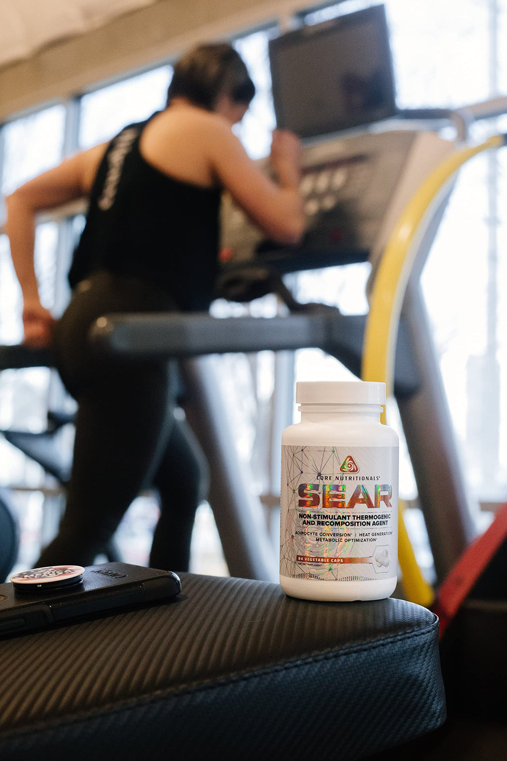 Core Nutritionals SEAR Thermogenic Fat Burner | Non-Stim Recomposition Agent | Paradoxine & Grains of Paradise | 84 Vegetable Capsules