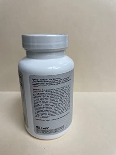 Core Nutritionals SEAR Thermogenic Fat Burner | Non-Stim Recomposition Agent | Paradoxine & Grains of Paradise | 84 Vegetable Capsules
