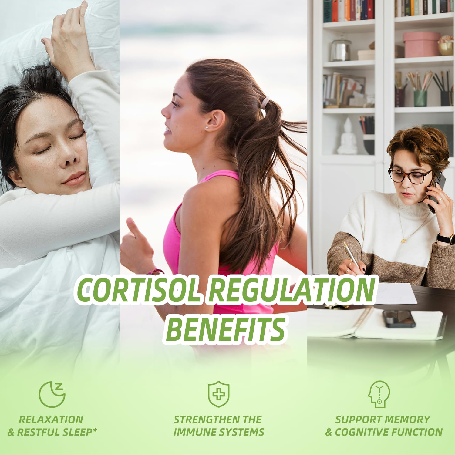 Cortisol Support Liquid Drops – 17-in-1 Detox with Magnesium Glycinate 400mg, Ashwagandha & L-Theanine – For Women
