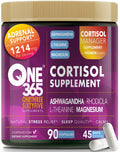 Cortisol Supplements for Women & Men - Adrenal Support & Stress Relief (90 Caps)