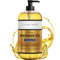 Cosmetasa Anti Cellulite Massage Oil – Lymphatic Drainage & Firming Body Oil (8.8 fl oz)