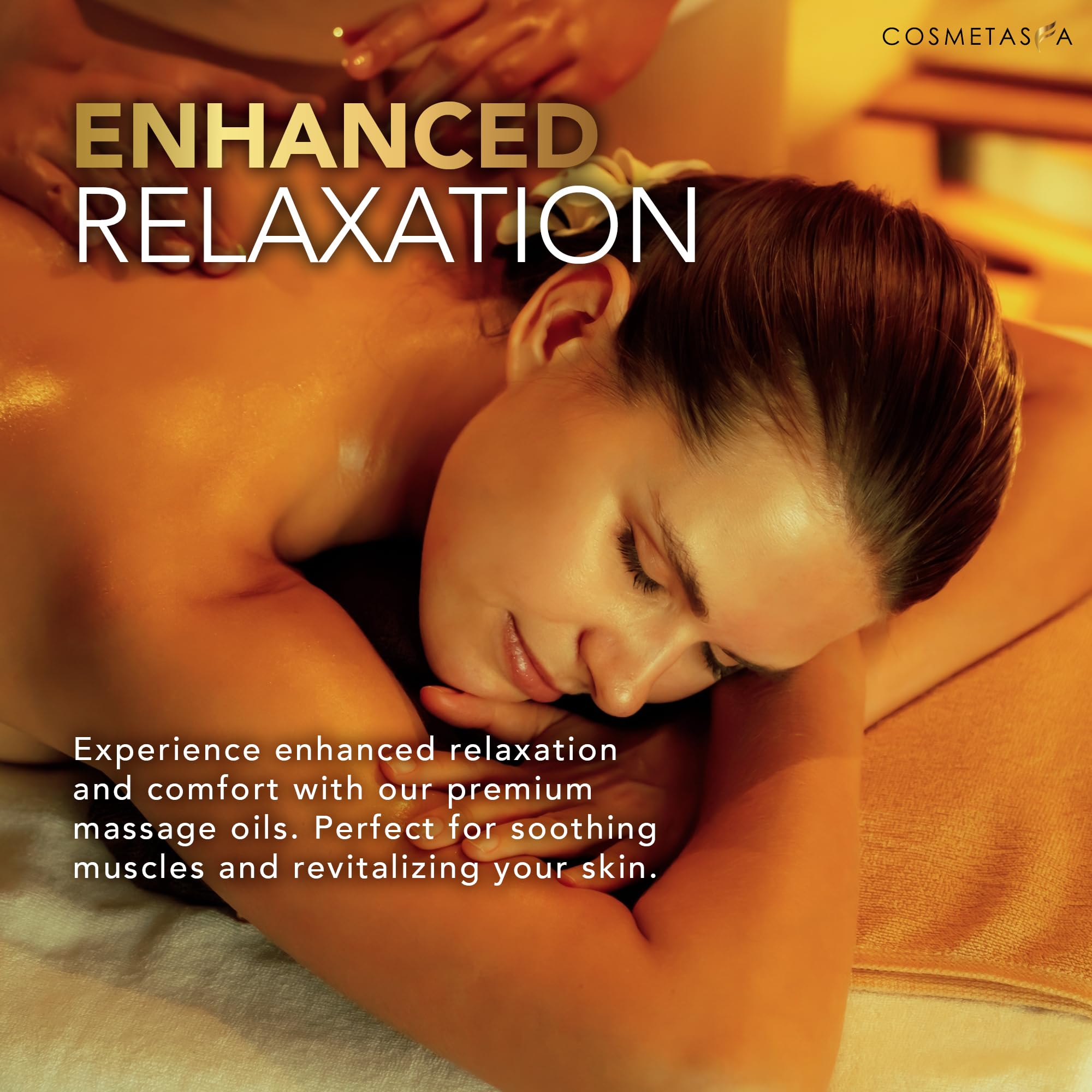Cosmetasa Body Massage Oil Therapy Kit – Arnica & Lavender Oil | Anti-Cellulite & Spa Gift Set