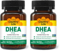 Country Life DHEA 25mg – 90 Vegan Capsules | Gluten Free, Vegan, Non-GMO (Pack of 2)